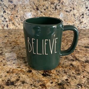 Rae Dunn “BELIEVE” ceramic mug